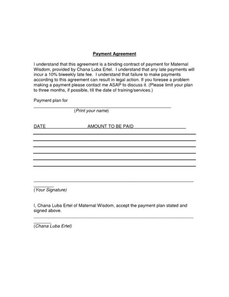 Editable Debt Repayment Contract Template Word | Steemfriends