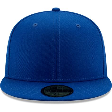 New Era Blue Blank 59Fifty Fitted Hat