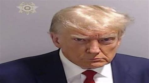 Donald Trump's mugshot taken after Georgia arrest - a first for any US president