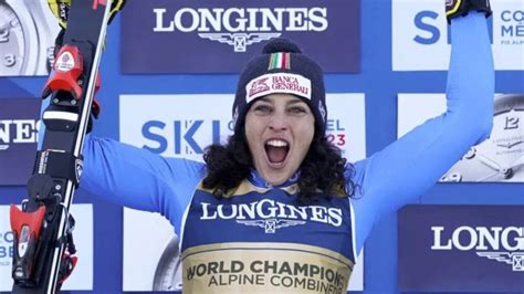 Federica Brignone won the second women’s giant slalom of the Alpine ...