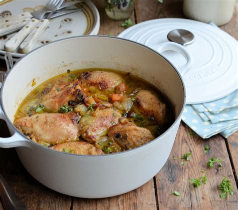 Cast Iron Recipes! Cooking with "Le Creuset": Comfort Chicken Casserole