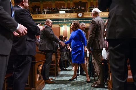 Gretchen Whitmer responds to comments about her blue dress