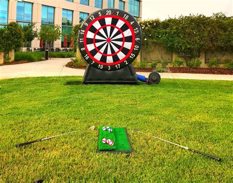 Inflatable Golf Dart Game Rental California Bay Area