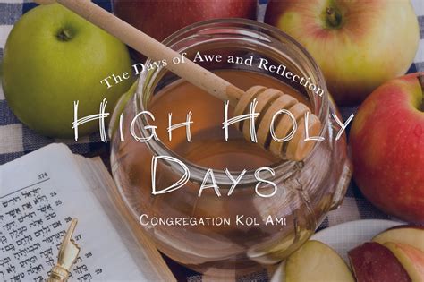 High Holy Days - Congregation Kol Ami of Westchester