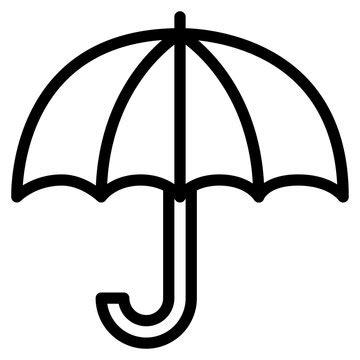 Umbrella Clipart Lines