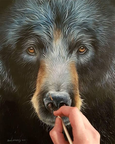 Details, my favourite part of the painting process! It's important to find the right brush for ...