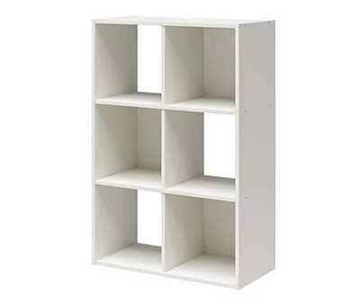 Real Living Moda White 6-Cube Storage Organizer | Big Lots