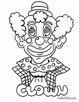 Clown coloring Pages To Download And Print For Free sketch template