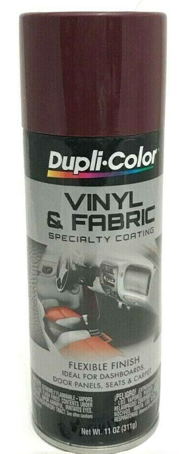 Duplicolor HVP110 Vinyl & Fabric Spray Paint Burgundy - 11 oz - Walmart.com