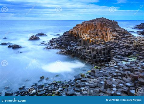 Giant S Causeway, Northern Ireland Stock Image - Image of tourism ...