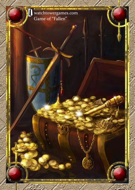 Treasure card back by Erebus-art on DeviantArt