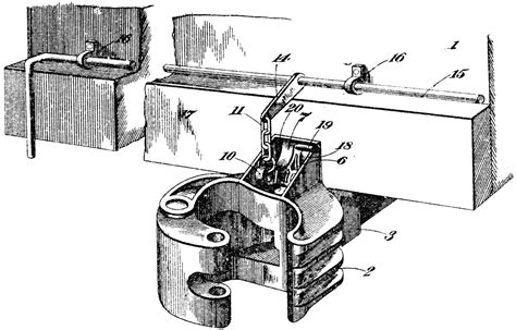 Mechanism Connecting Rolling Car Coupler | ClipArt ETC