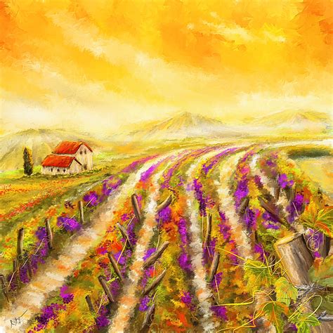 Vineyard Painting