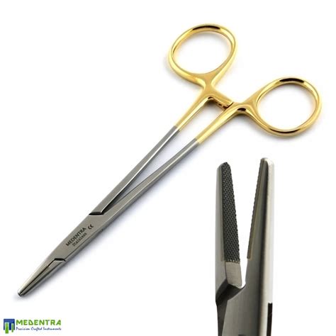 Dental Crile-Wood Needle Holder Tungsten Carbide Surgical Piercing Plier