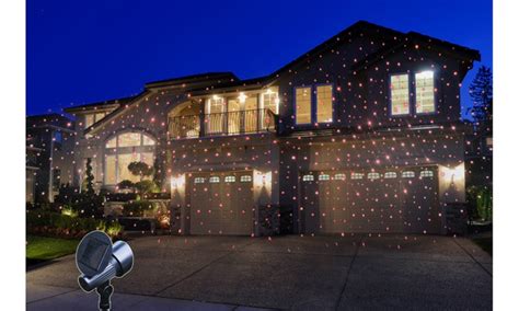 Solar-Powered Holiday Laser Lights Projector | Groupon