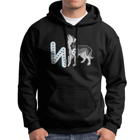 Amazon.com: I Love Grey Wolf Long Sleeve Sweatshirt, Cool Wolf Hoodie, Wolf Graphic Hoodie ...