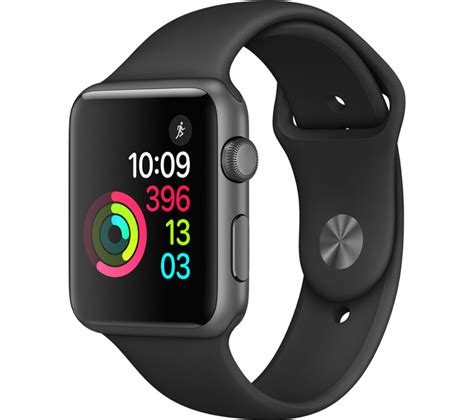 Buy APPLE Watch Series 1 - Black, 42 mm | Free Delivery | Currys