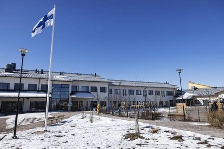 Beautiful Winter Weather Finnish Flag Fluttering Editorial Stock Photo - Stock Image | Shutterstock