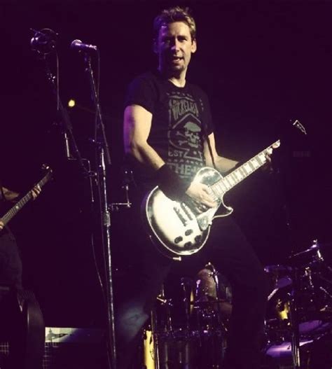 Chad Kroeger of Nickelback. If you were wondering or just curious, yes, he is a wearing a ...