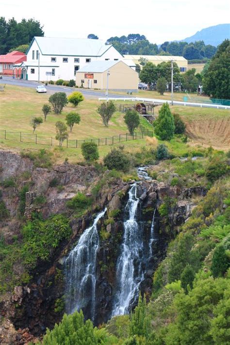 The waterfall in the town centre of Waratah, Tasmania ! #discovertasmania | Australian road trip ...