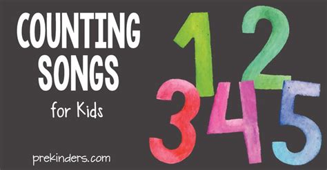 Counting Songs for Kids | Counting songs, Math songs, Number songs ...