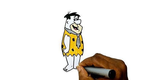 How to Draw Fred Flintstone - YouTube