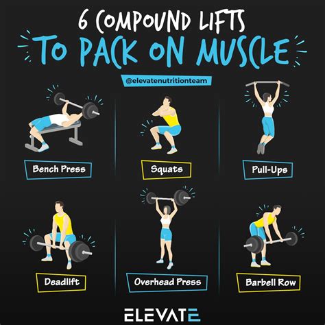 6 Compound Lifts to Pack on Muscle - Elevate Nutrition