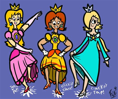 (Commission) Tap Dancing Princesses by fitzsanchez on DeviantArt