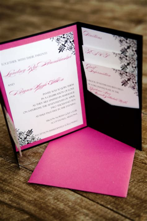 30 Pocket Wedding Invitations Ideas - Wohh Wedding