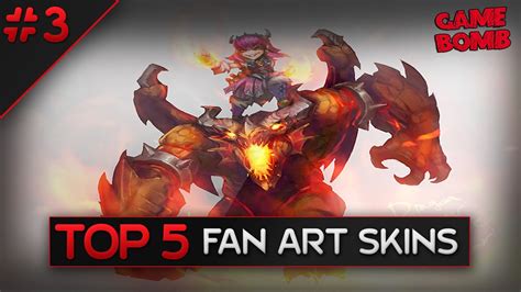 TOP 5 Fan Art Skins League of Legends #3 - YouTube