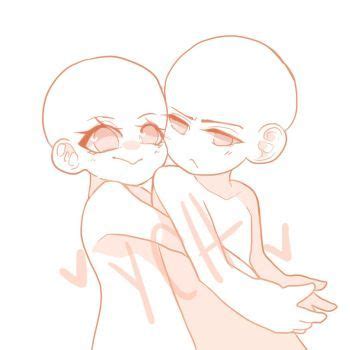 ||AUCTION|| Semi-Chibi Couple YCH- CLOSED! by Shizuoki | Anime poses ...