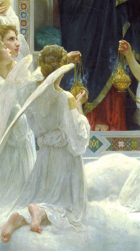 slavboi: 'The Virgin with Angels' detail, 1900, William Bouguereau | Angel art, William adolphe ...