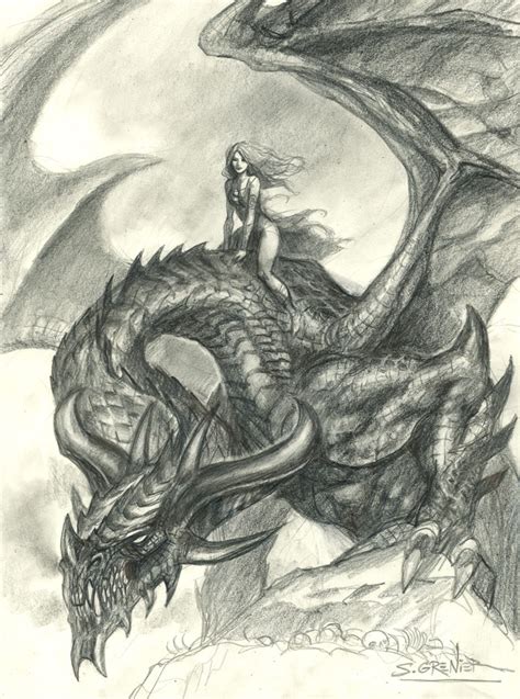 Daenerys-and-Drogon by sebastien-grenier on DeviantArt