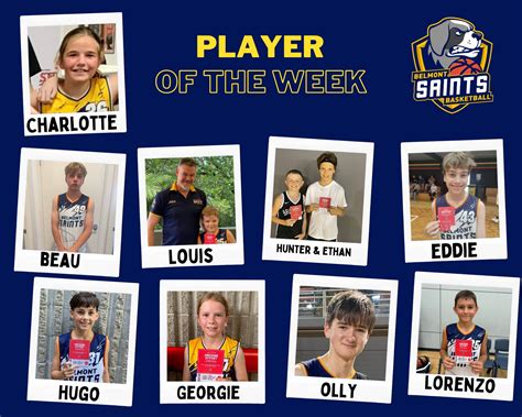 Players of the Week - Belmont Saints Basketball