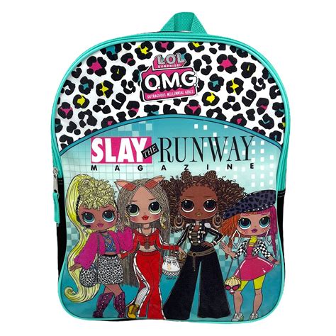 Buy LOL Surprise OMG Doll Backpack for Girls - 15 Inch - LOL School Bag, Elementary School Size ...