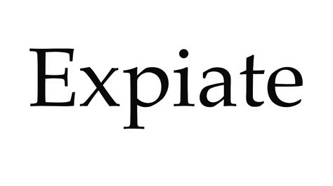 How to Pronounce Expiate - YouTube