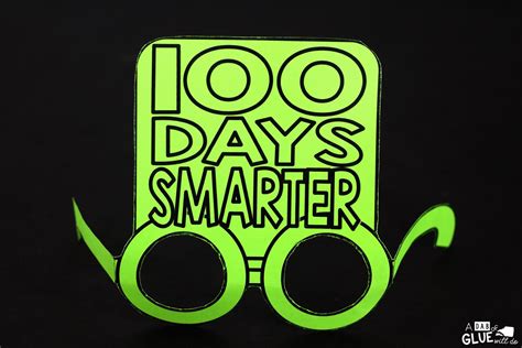 100th Day of School Glasses | 100 days of school, 100 day of school project, 100th day