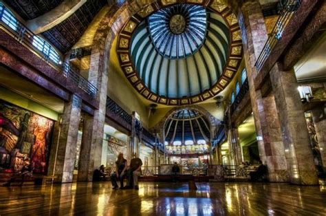 Interior del palacio de Bellas Artes, Ciudad de México.