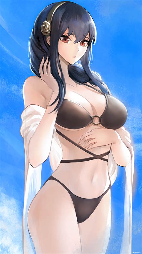 anime girls, anime, Yor Forger, Spy x Family, fan art, bikini | 2000x3572 Wallpaper - wallhaven.cc