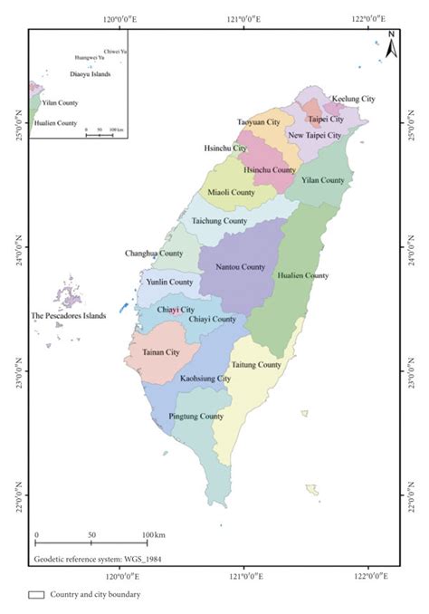 Administrative map of Taiwan. | Download Scientific Diagram