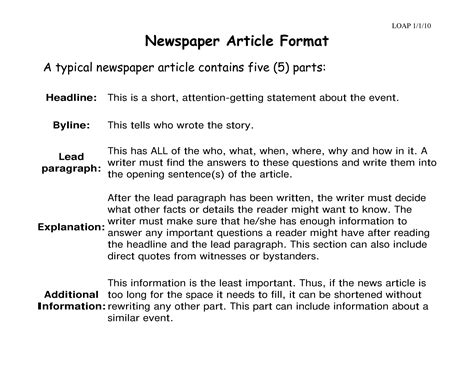 Article Writing for Students - 34+ Examples, Format, How to, PDF, Tips