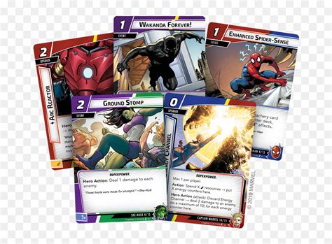 Marvel Champions Card Game, HD Png Download - vhv