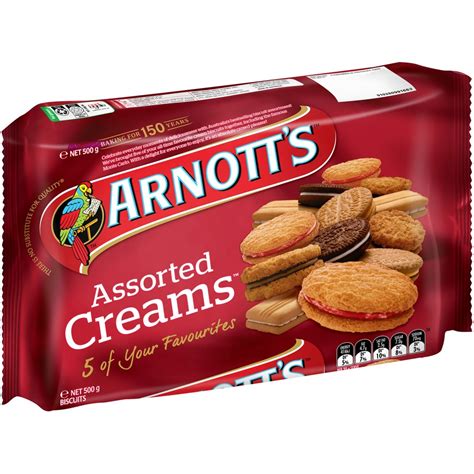 Arnott's Assorted Creams Biscuits 500g | BIG W