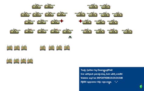 Tank Sprite sheet by Doomguy64x2 on DeviantArt