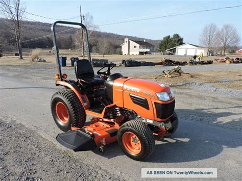 2010 Kubota B2320 Compact Tractor With 60 " Belly Mower Loader Ready