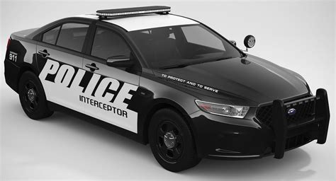 Ford Taurus Police - 3D Model by 3dacuvision