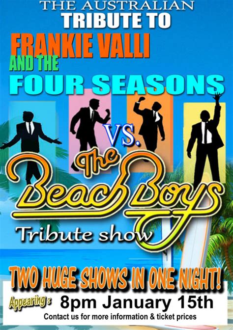 Frankie Valli and The Beach Boys Show - Lakes Entrance Bowls Club