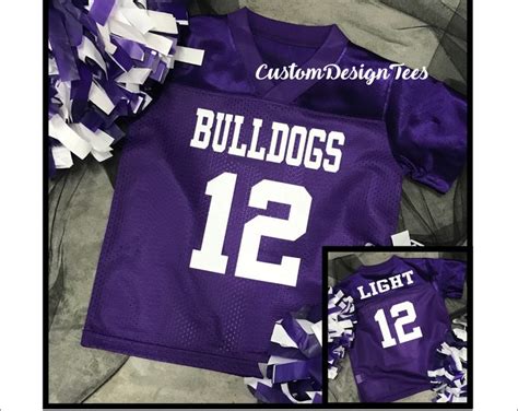 Custom Football Jersey, Youth Football Jersey, Toddler Football Jersey ...