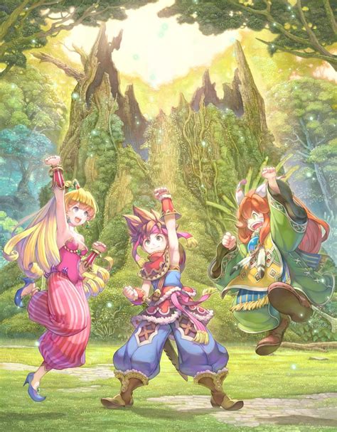 Heroes from Secret of Mana (Remake) | Character art, Secret of mana, Art