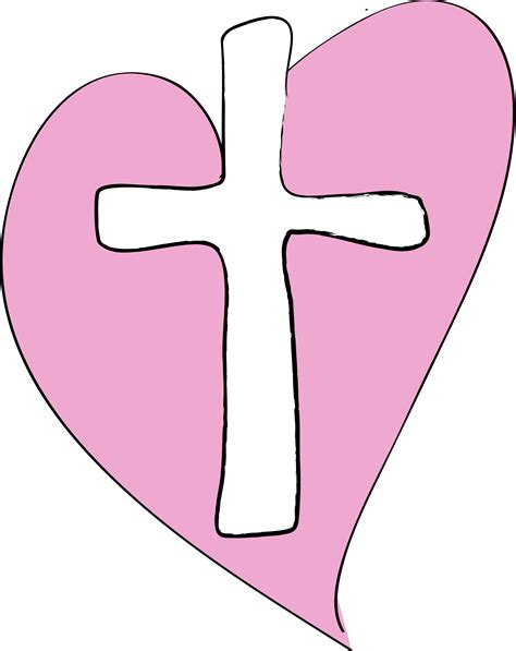 Heart And Cross Clip Art - Cliparts.co